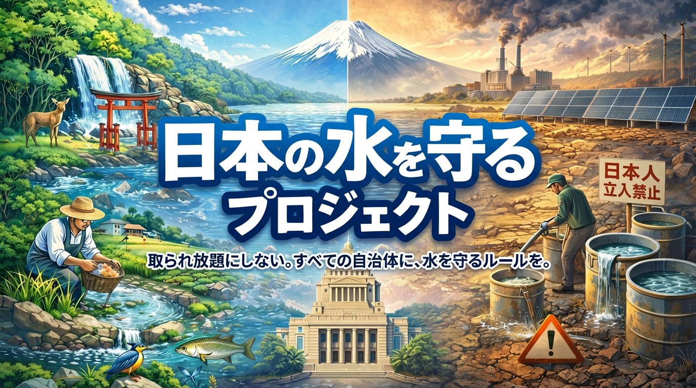 日本の水を守るプロジェクト